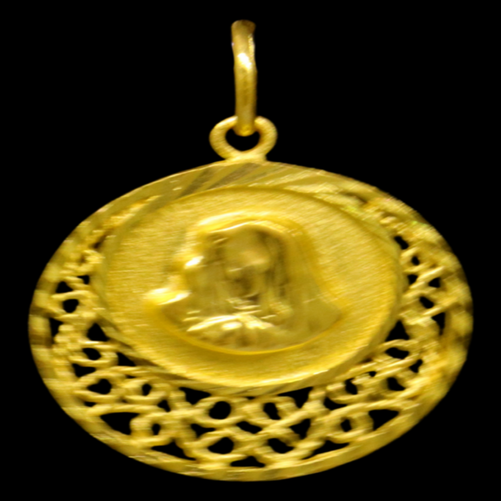 21K Gold Christian Pendant - SW24294